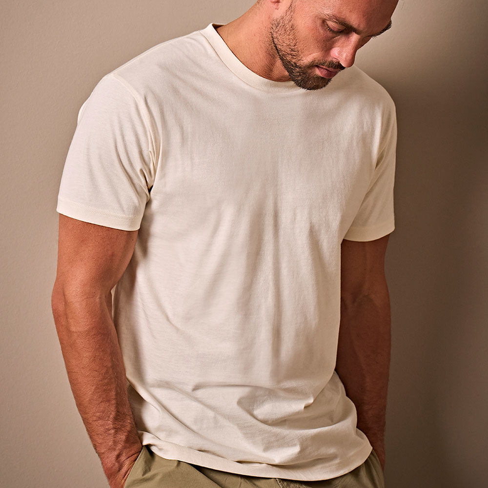 tee jays urban luxury tee t-paita, ecru