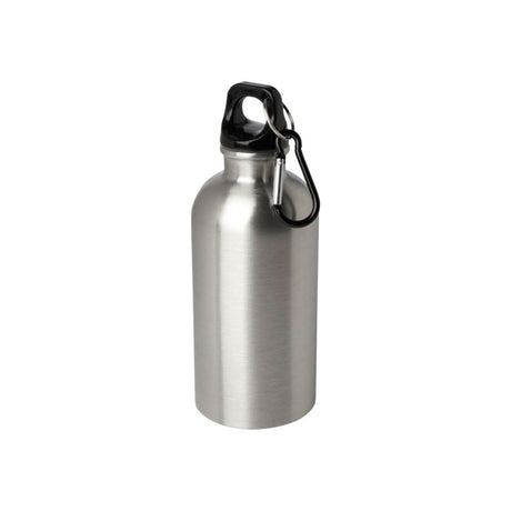 teräksinen juomapullo 0,4L, teräksen hopea