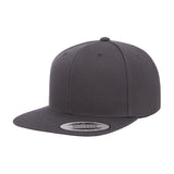tummanharmaa YP Classics premium snapback cap lippis