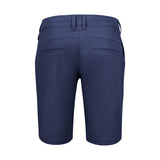 tummansininen New Salish Shorts, takaa
