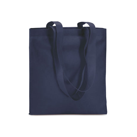 tummansininen non woven kassi
