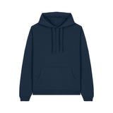 tummansininen oversize huppari