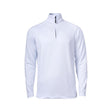 valkoinen cutter buck Coos Bay Half Zip pitkähihainen paita