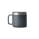 Yeti Rambler 14oz 414ml Stackable Mug, tummanharmaa, charcoal