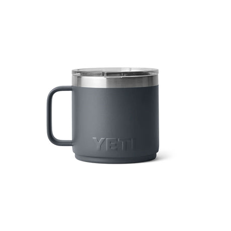 Yeti Rambler 14oz 414ml Stackable Mug, tummanharmaa, charcoal